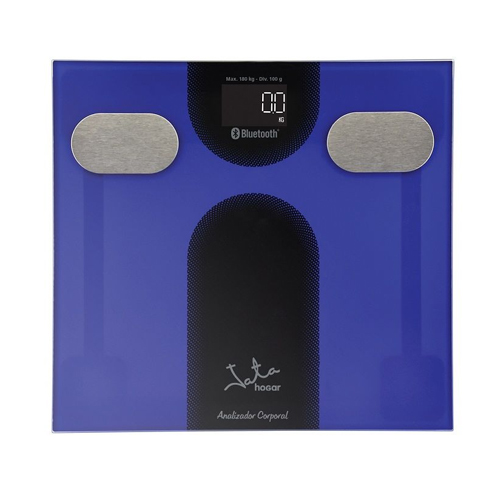 Báscula de Baño 180kg Jata 523 Analizador de grasa y agua Bluetooth
