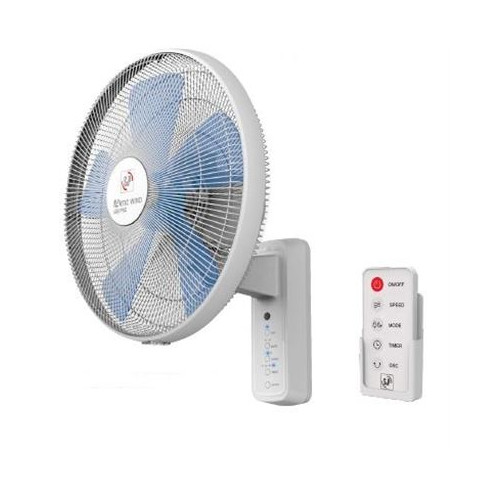 Ventilador de Pared 40cm 55W S&P ARTIC WIND 400PRC Mando Blanco
