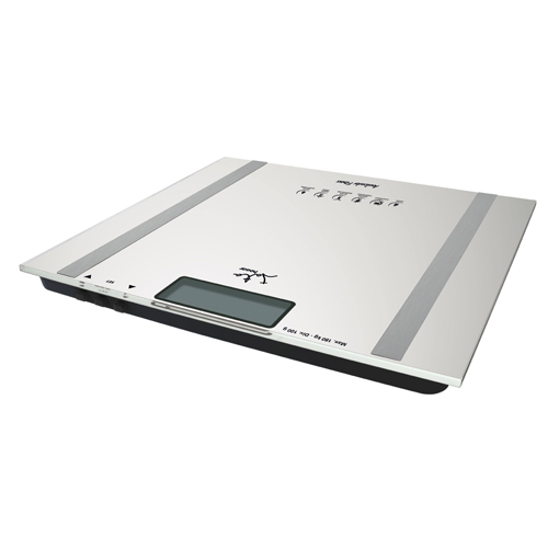 Báscula de baño 180kg Jata 532 analizador fitness 5mm espesor Blanca - foto 3