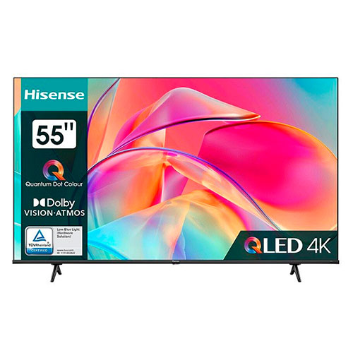 Televisor QLED 55" 4K Hisense 55E77KQ Vidaa Smart Clase G