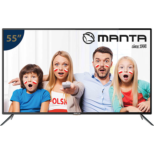 Televisor LED 55" 4K Manta 55LUA57L SMART TV Android Negro