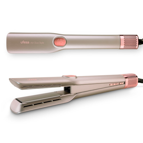 Plancha de Pelo 3 en 1 Ufesa Air Duo Style Secador