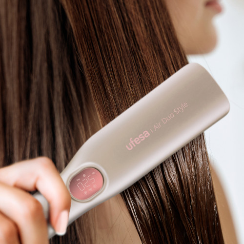 Plancha de Pelo 3 en 1 Ufesa Air Duo Style Secador - foto 3