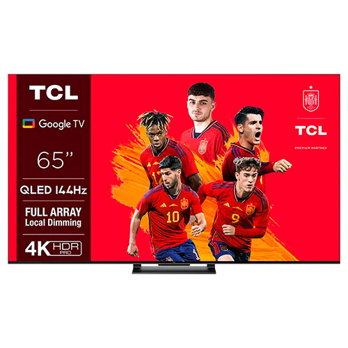 Televisor QLED 65" 4K TCL 65C745 Google TV Full Array Clase G