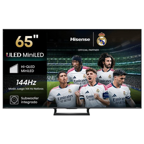 Televisión MiniLED 65" 4K Hisense 65E8S Smart TV HomeOS U9 Clase E