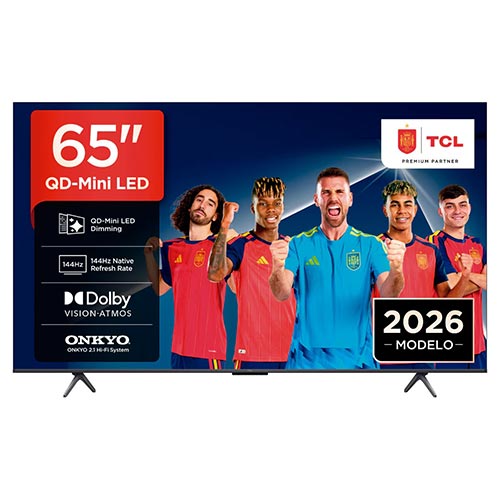 Televisor 65" QD MINI LED 4K TCL 65P8L Smart TV Google TV Clase E