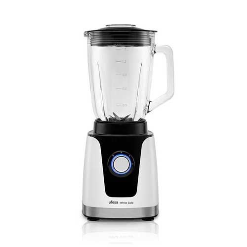 Batidora Vaso 1500W 1,5L Ufesa White Gold Blanco