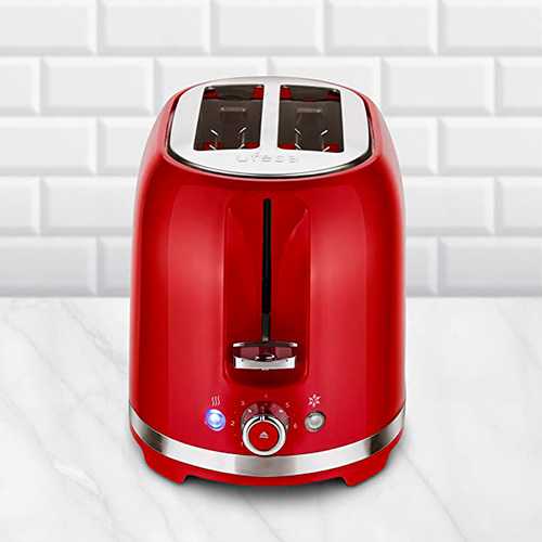 Tostador 2 Ranuras 850W Ufesa 71305516 Classic Pin Up Rojo - foto 2