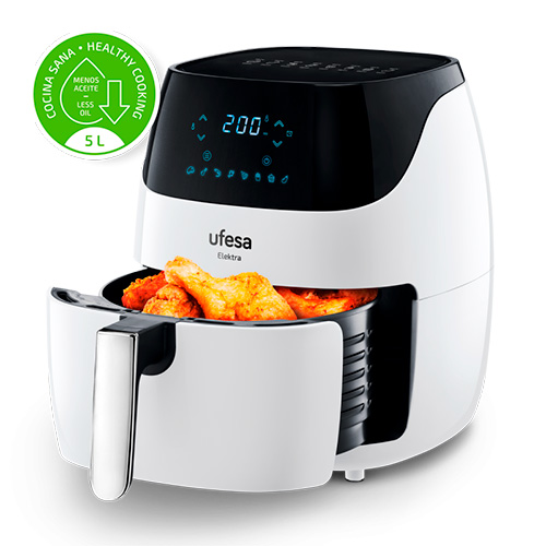 Freidora Aire 5L 1500W UFESA Elektra Digital Blanco - foto 3