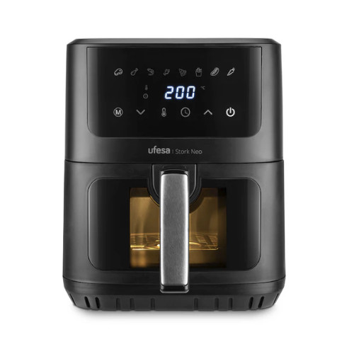 Freidora de Aire 6,5L 1600W Ufesa Stork NEO Negro