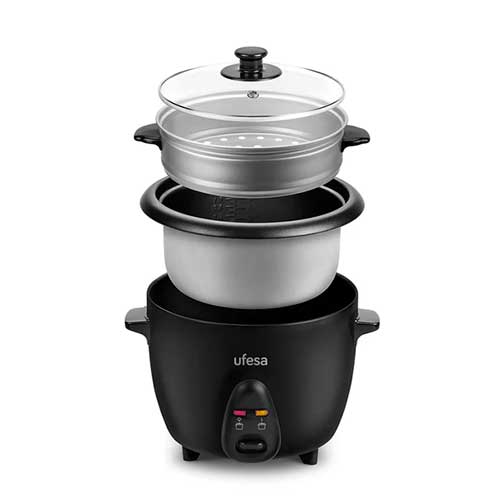 Arrocera 700W 1.8L Ufesa AR4080 Basmati con Accesorios Negra - foto 3