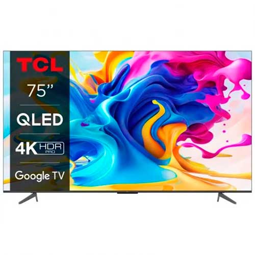 Televisor QLED 75" 4K UHD TCL 75C649 Google TV Clase G