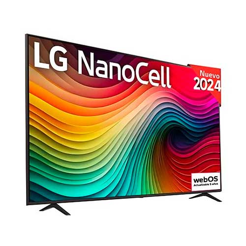 Televisor NANOCELL 75" 4K LG 75NANO82T6B Smart TV WebOS24 Clase G - foto 2