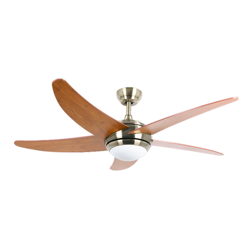 Ventilador de techo 132cm 5 aspas 60W Bastilipo Malibú cuero - foto 2