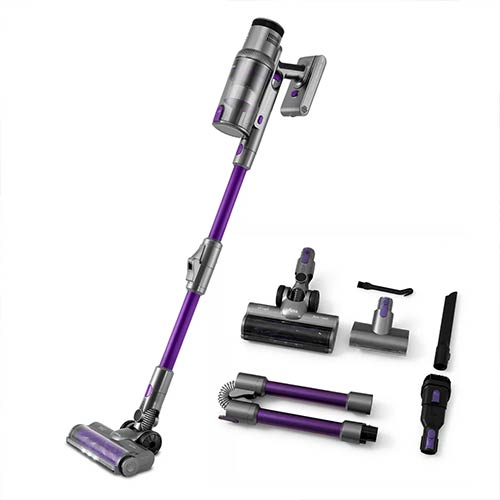 Aspirador Escoba 500W Ufesa U7 Digital UV Light 81406260 Sin Cable Morado