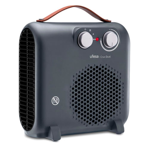 Calefactor 2000W Ufesa Crux Dual Grey Vintage Gris