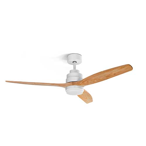 Ventilador de Techo 132 cm Ufesa Nepal con Luz 3 aspas Invierno / Verano Madera Haya