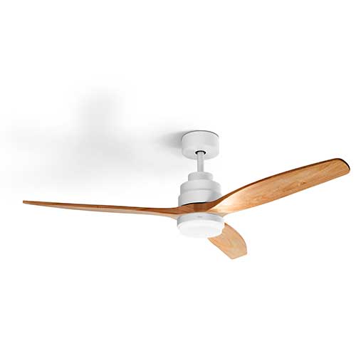 Ventilador de Techo 132 cm Ufesa Nepal con Luz 3 aspas Invierno / Verano Madera Haya - foto 2