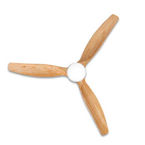 Ventilador de Techo 132 cm Ufesa Nepal con Luz 3 aspas Invierno / Verano Madera Haya - foto 3