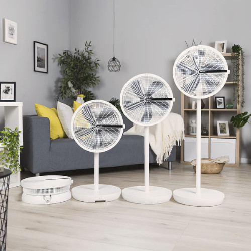 Ventilador Pie 44CM 24W Ufesa Nagasaki SilentCompact Mando Blanco - foto 2