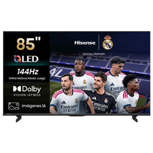 Televisión QLED 85" 4K Hisense 85E7SPRO Smart TV HomeOS U9 Clase E