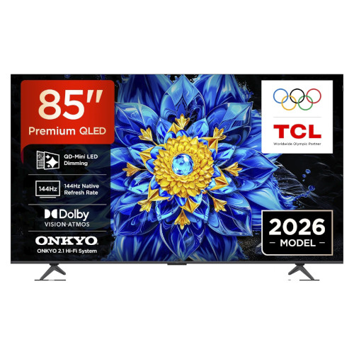 Televisor 85" QD MINI LED 4K TCL 85P8L Smart TV Clase E