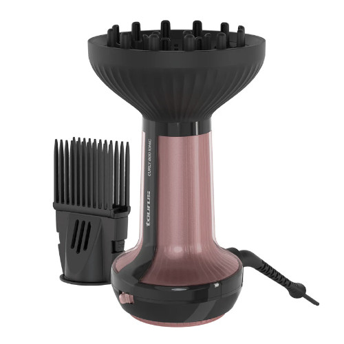 Secador Difusor Taurus Curly 800 Ionic Rosa y Negro