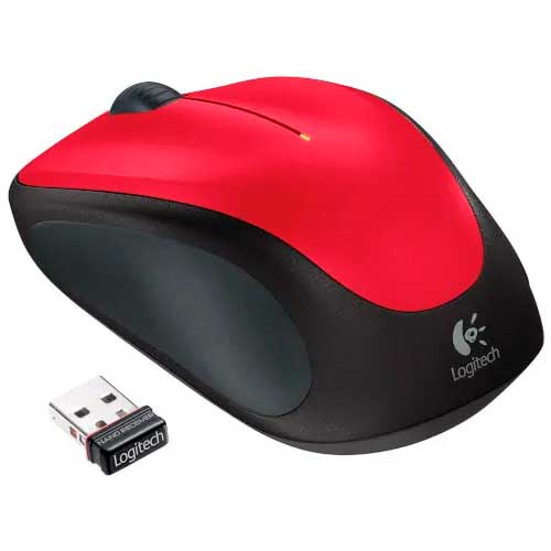 Ratón Logitech M235 Usb2.0 Rojo