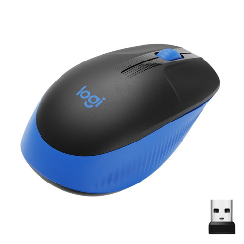 Ratón óptico inalámbrico Logitech M190 azul - foto 3
