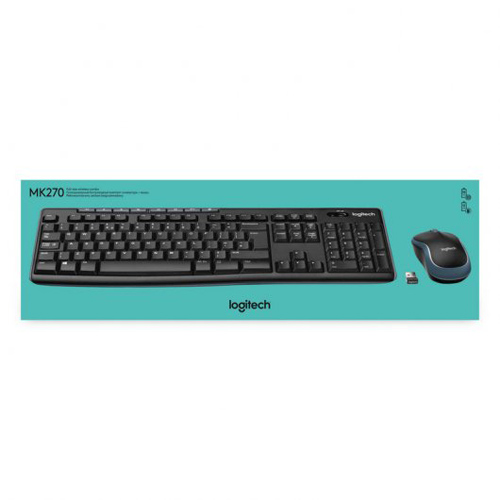 Teclado y ratón combo Logitech MK270 RF Inalámbrico - foto 3