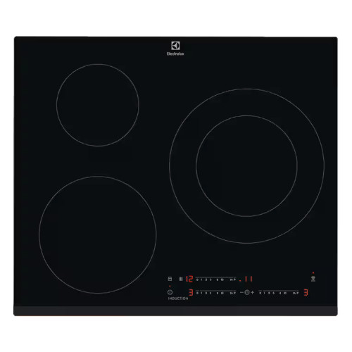 Inducción 3 Zonas 60cm Electrolux EIT60342 Zona de 28 cm Negro