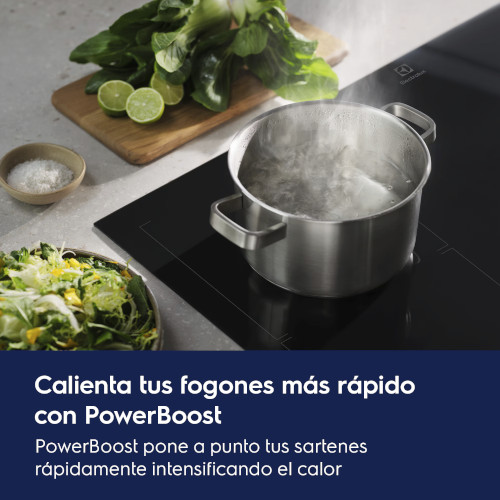 Inducción 3 Zonas 60cm Electrolux EIT60342 Zona de 28 cm Negro - foto 2