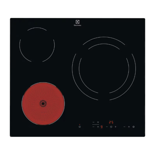 Vitrocerámica 3 Zonas Electrolux LR633CK 27CM