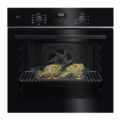 Horno Multifunción 72L 60cm AEG TU5AB21FSB  Aqualisis Negro A+
