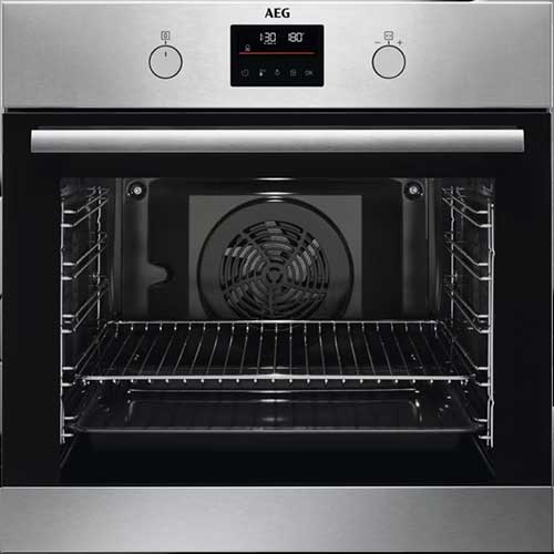 Horno Multifunción 60cm 72L AEG BPB331061M Pirolítico Inox A+