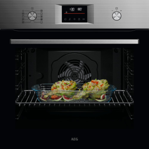 Horno Multifunción 60CM 72L AEG OU5PB40SM Pirolítico A++