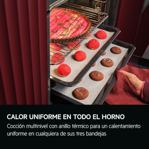 Horno Multifunción 60CM 72L AEG OU5PB40NSK Pirolítico A++ - foto 2