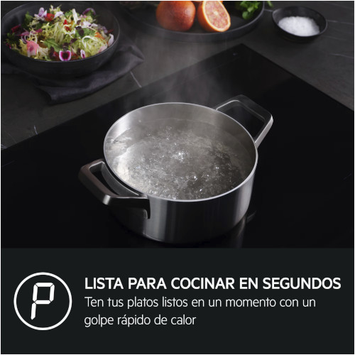Inducción 3 Zonas 60cm AEG TI63IF0BFB Negro - foto 3