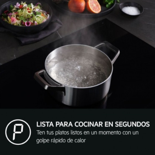 Inducción 3 Zonas 60cm AEG TO63IV00FB 1 Zona 32cm Negro - foto 2