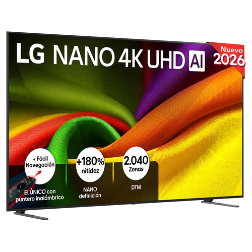 Televisión LED NANOCell 98" 4K LG 98NU900B6LBQ Smart TV webOS 26 Clase G