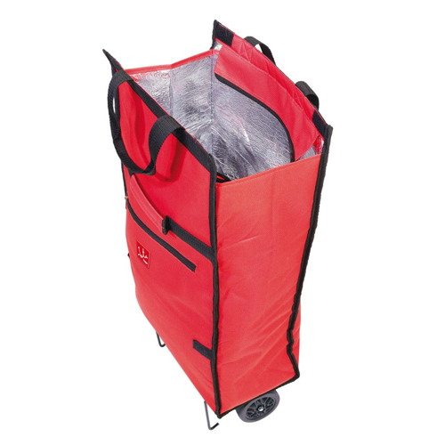 Bolsa trolley plegable 30L Ruedas resistentes rojo 992 Jata