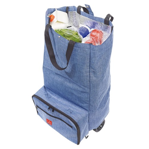 Bolsa trolley plegable 30L Ruedas resistentes vaquero 994 Jata
