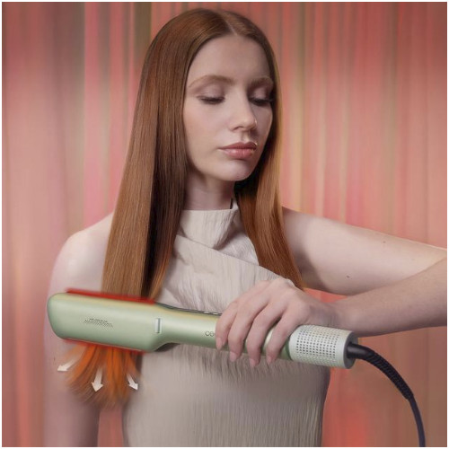 Plancha de Pelo Aire Cecotec Air Lisse Olive Iónica, Keratina y Aceite Argán Motor BLDC - foto 3