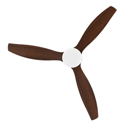 Ventilador Techo 132cm 40W Cecotec EnergySilence Aero 5600 Classic DC Aspas Luz Mando Marrón Oscuro - foto 2