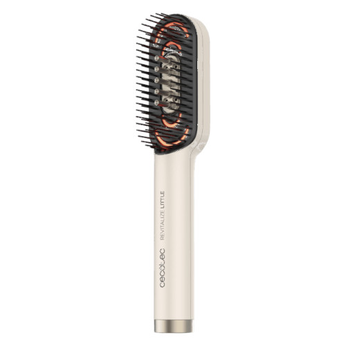 Cepillo Reparador Cecotec HairCare Revitalize Little Con Luz Led Aplicador Serum y Masaje