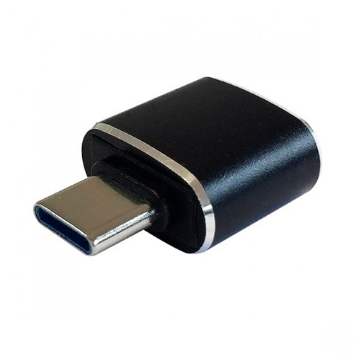 Mini Adaptador Aisens USB 3.1 Gen2 USB-C Macho a USB A Hembra Negro