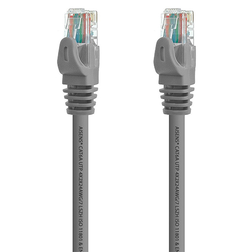Cable de Red 3m Aisens RJ45 CAT6A Gris - foto 2