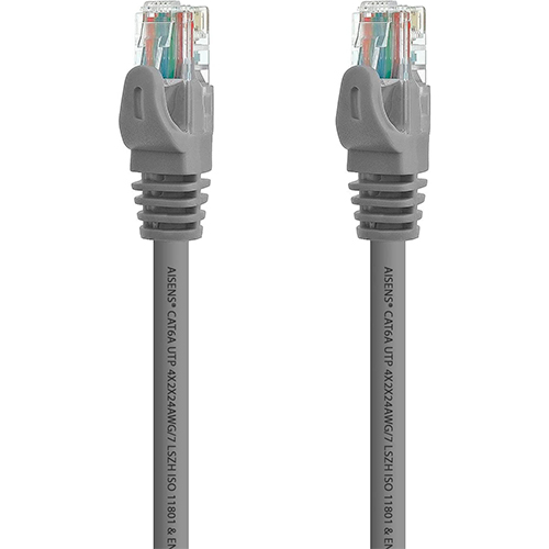 Cable de Red 5m Aisens RJ45 CAT6A Gris - foto 2