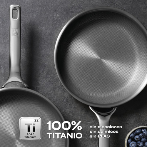 Sartén 20cm Bra One Titanium A311220 Titanio - foto 2