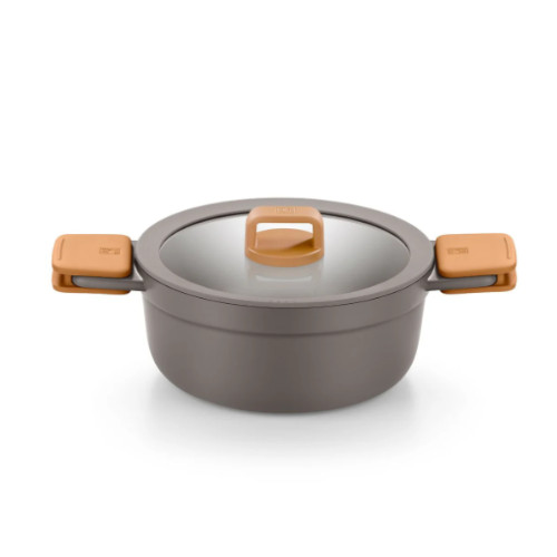 Cacerola Alta 20 cm BRA COMPAC A360320 Aluminio Fundido